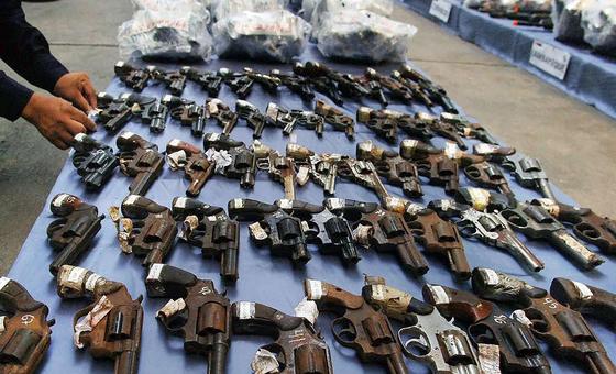 Joint UN meeting tackles small arms control to foster sustainable development